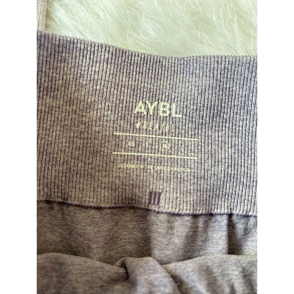 AYBL Pulse Seamless Purple Lilac Ombre Running Gym Workout Leggings Size Medium - Picture 8 of 12
